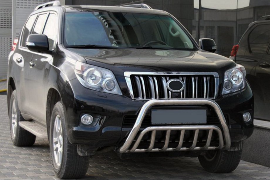 Toyota Land Cruiser Prado 150 2009-2023 Pare-buffle WT002 (Inox) Image