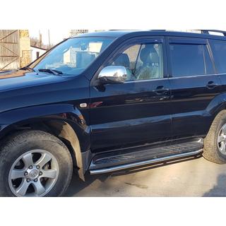 Protection de marchepied lateral BB004 (2 pcs, inox) Toyota Land Cruiser Prado 120 2002-2009 photo 3