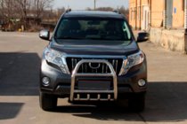 Toyota Land Cruiser Prado 150 2009-2023 Pare-buffle QT007 (Inox) photo 3