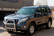 Toyota Land Cruiser Prado 150 2009-2023 Pare-buffle QT007 (Inox) photo 2