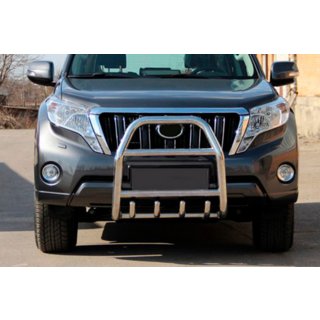 Pare-buffle QT007 (Inox) Toyota Land Cruiser Prado 150 2009-2023 photo 1