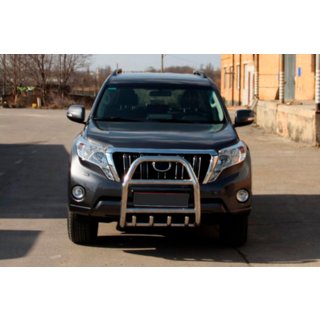 Pare-buffle QT007 (Inox) Toyota Land Cruiser Prado 150 2009-2023 photo 3