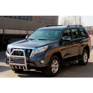 Pare-buffle QT007 (Inox) Toyota Land Cruiser Prado 150 2009-2023 photo 2