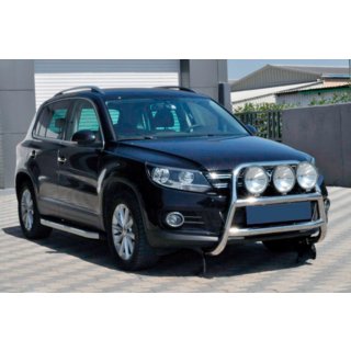 Pare-buffle WT018 (Inox) Volkswagen Tiguan 2007-2016 photo 3