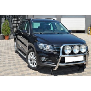 Pare-buffle WT018 (Inox) Volkswagen Tiguan 2007-2016 photo 1