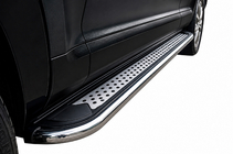 Porsche Cayenne 2003–2010 Marchepieds Latéraux Maydos V2 (2 pcs, Aluminium & Inox) photo 1