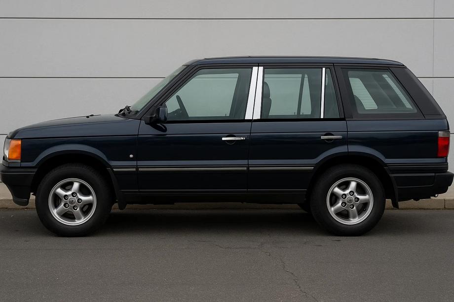Range Rover II P38A 1997-2002 Enjoliveurs de Montants de Porte en Acier Inoxydable (6 pcs) Image