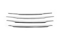 Ford Courier 2014-2023 Couvre-calandre OmsaLine (2014-2018, 4 pcs, inox) photo 2