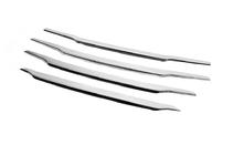Ford Courier 2014-2023 Couvre-calandre OmsaLine (2014-2018, 4 pcs, inox) photo 4