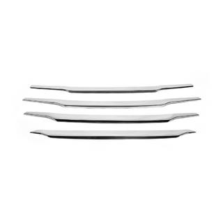 Couvre-calandre OmsaLine (2014-2018, 4 pcs, inox) Ford Courier 2014-2023 photo 2