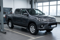 Toyota Hilux 2015- Marchepieds Latéraux BlackLine (2 pcs, Aluminium) photo 1