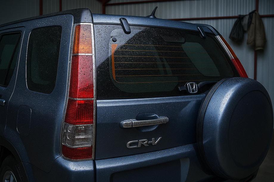 Honda CRV 2001-2006 Caches chromés pour feux arrière (2 pcs, plastique) Image