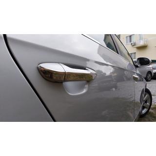 Couvre-poignées de porte plats chromés (4 pcs, inox) Volkswagen Passat B6 2006-2012 photo 1
