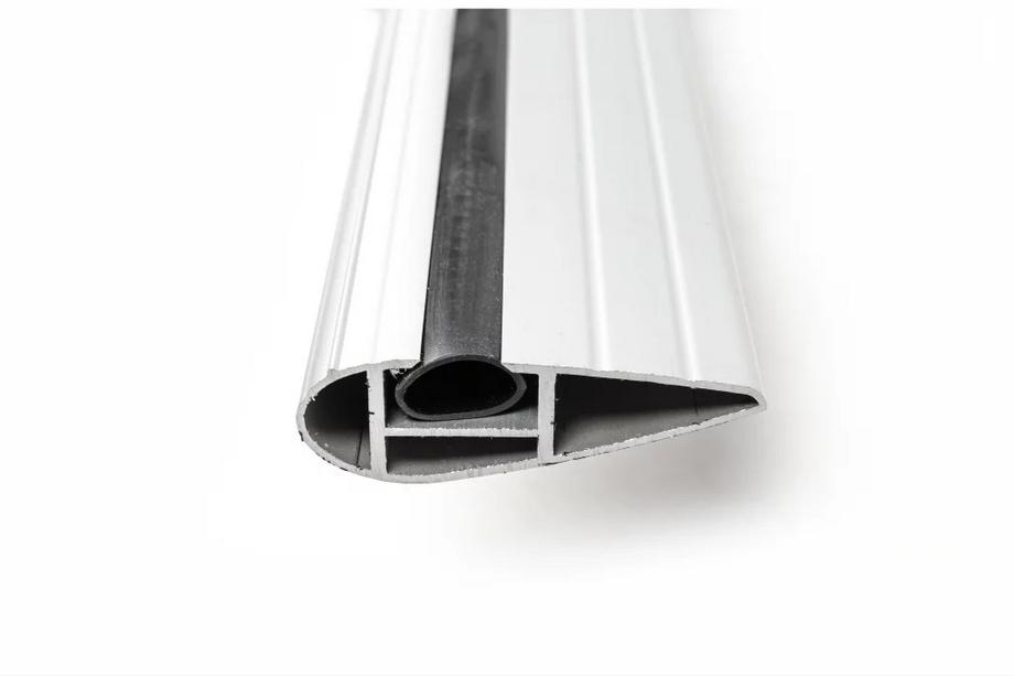 Fiat Doblo II 2010-2022 Barres de toit transversales pour points de fixation d’origine, verrouillables à clé (2 pcs) Gris Photo 17