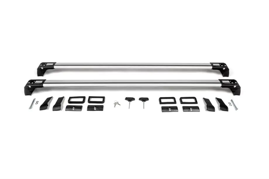 Fiat Fiorino/Qubo 2008-2024 Barres de toit transversales pour points de fixation d’origine, verrouillables à clé (2 pcs) Photo 12