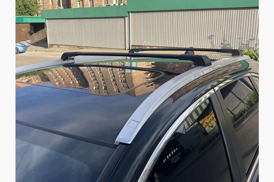 Honda CRV 2012-2016 Barres de toit pour barres longitudinales intégrées Skybar Special (lot de 2) Noir Photo 15