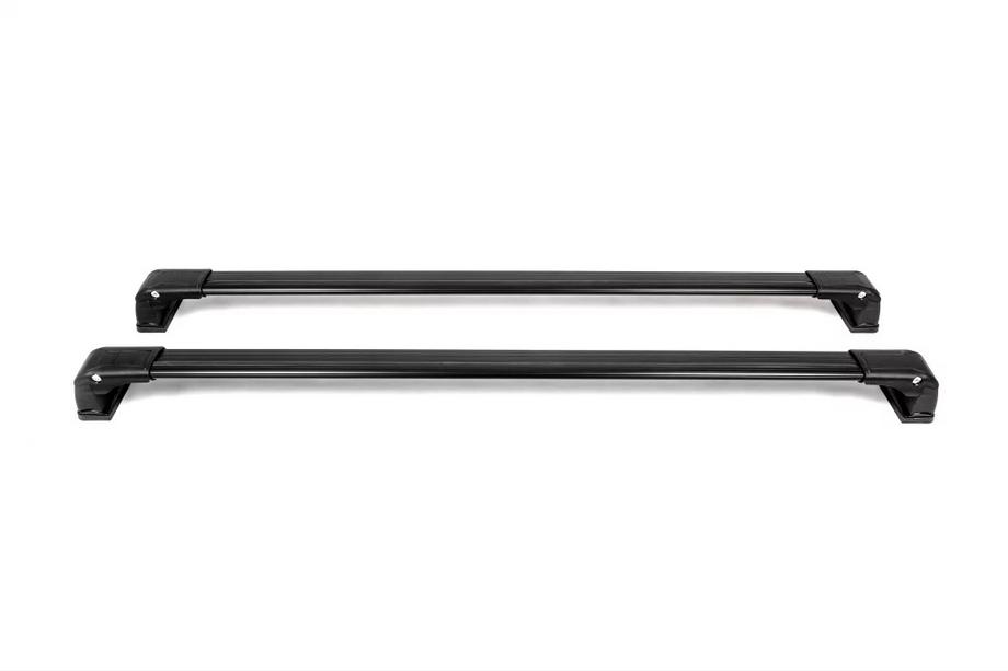 Peugeot Bipper 2008-2017 Barres de toit transversales pour points de fixation d’origine, verrouillables à clé (2 pcs) Noir Photo 7