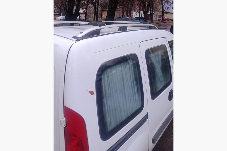 Renault Kangoo 1998-2008 Barres de toit Skyport (gris mat) Photo 1