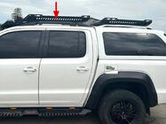 Volkswagen Amarok 2010-2022 Barres de Toit Skyport BLACK photo 2
