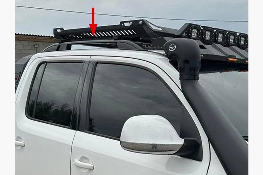 Volkswagen Amarok 2010-2022 Barres de Toit Skyport BLACK Image
