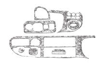 Ford Transit 1991-2000 Couvre Tableau de Bord (1997-2000) Aluminium photo 6