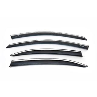 Déflecteurs de vitres avec bande chromée (4 pcs, Niken) photo 3
