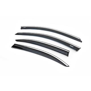 Déflecteurs de vitres avec bande chromée (4 pcs, Niken) photo 4
