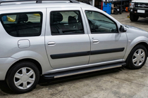 Dacia Logan MCV 2004-2014 Marchepieds Latéraux Maya V1 (2 pcs, Aluminium) photo 1