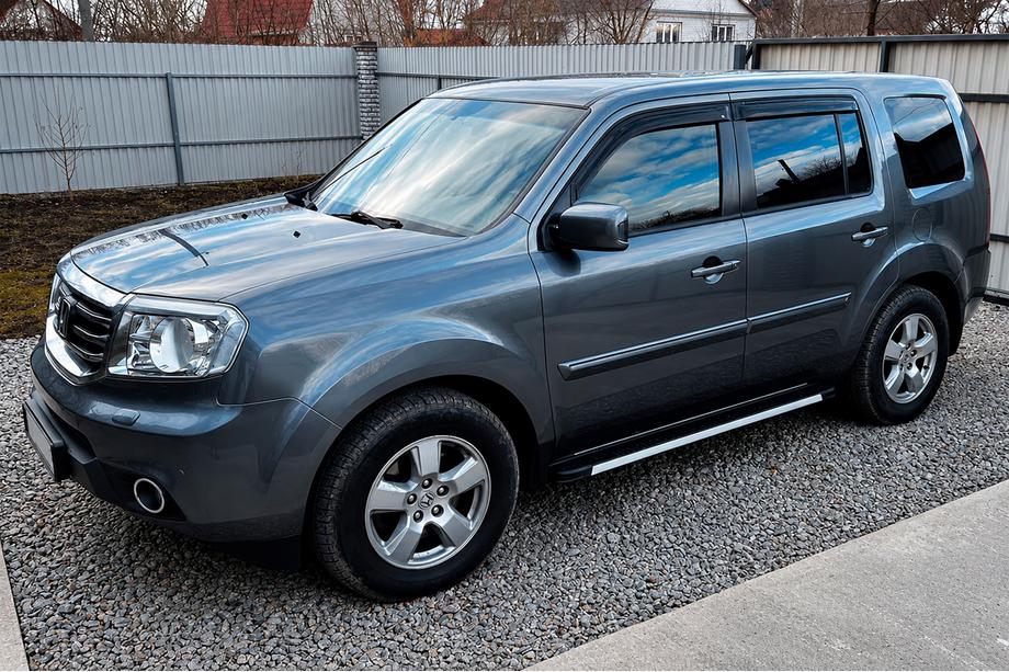 Honda Pilot 2008-2015 Marchepieds Latéraux Maya V1 (2 pcs, Aluminium) Image