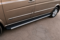 Mercedes Vito W639 2004-2014 Marchepieds Latéraux Maya V1 (2 pcs, Aluminium) photo 2