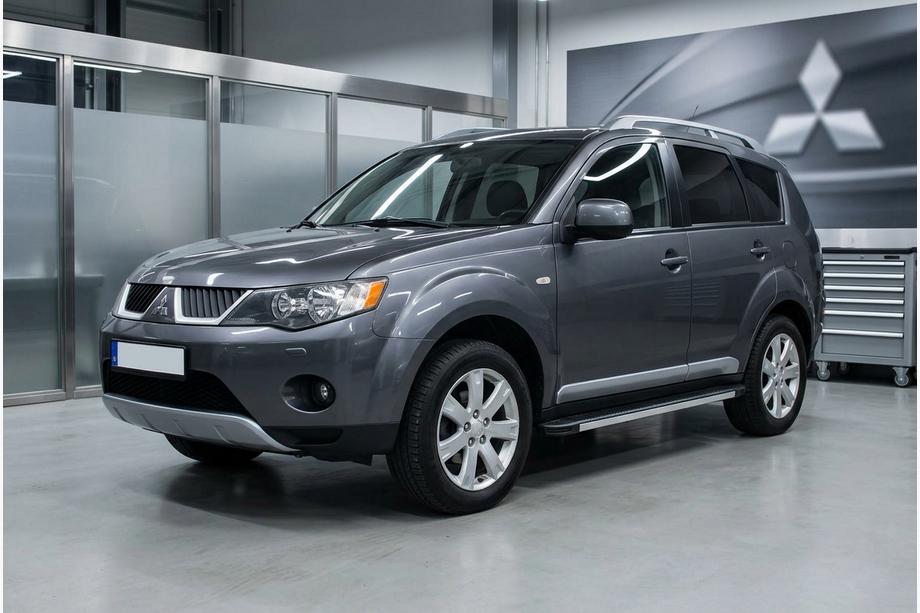 Mitsubishi Outlander 2006-2012 Marchepieds Latéraux Maya V1 (2 pcs, Aluminium) Image