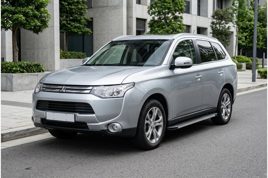 Mitsubishi Outlander 2012-2021 Marchepieds Latéraux Maya V1 (2 pcs, Aluminium) Image