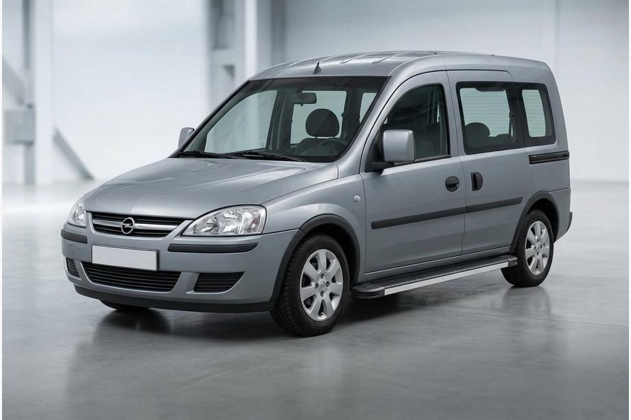 Opel Combo 2002–2012 Marchepieds Latéraux Maya V1 (2 pcs, Aluminium) Image