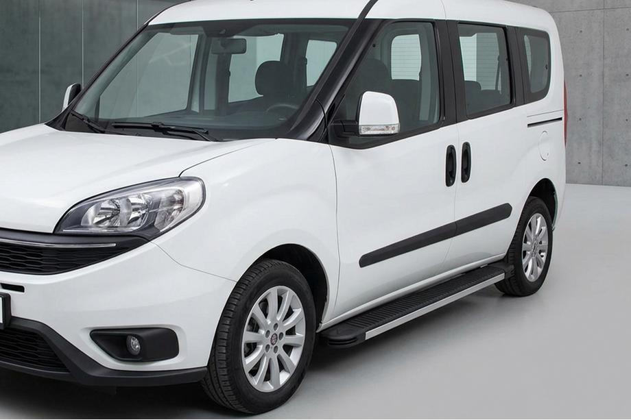 Opel Combo 2012-2018 Marchepieds Latéraux Maya (2 pcs, Aluminium) Image