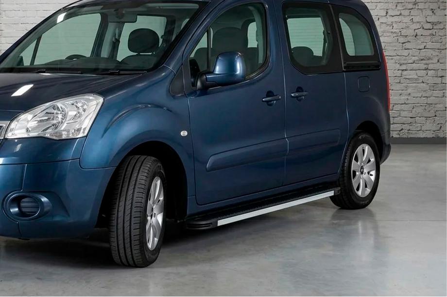 Peugeot Partner Tepee 2008-2018 Marchepieds Latéraux Maya V1 (2 pcs, Aluminium) Image