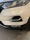 Nissan Qashqai 2014-2021 Couvre-phares antibrouillard (2017↗, inox) Carmos - Acier Inoxydable Turc photo 2