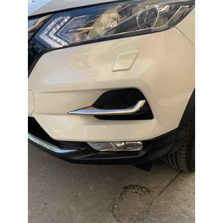 Couvre-phares antibrouillard (2017↗, inox) Nissan Qashqai 2014-2021 photo 2