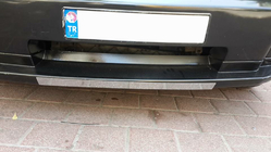 Dodge Nitro 2006-2011 Protection de pare-chocs avant chromée (inox) photo 4