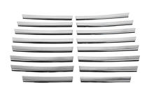 Dodge Nitro 2006-2011 Baguettes chromées pour calandre (inox) photo 3