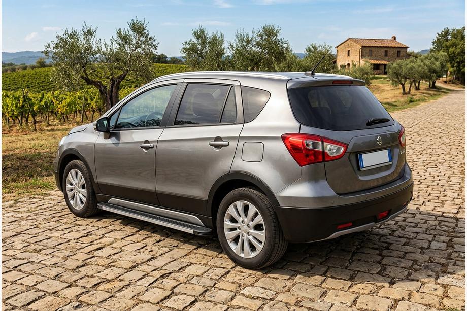 Suzuki SX4 S-Cross 2013-2016 Marchepieds Latéraux Maya V1 (2 pcs, Aluminium) Image