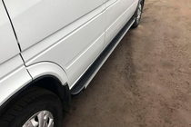 Volkswagen LT 1995-2006 Marchepieds Latéraux Maya (2 pcs, Aluminium) photo 1