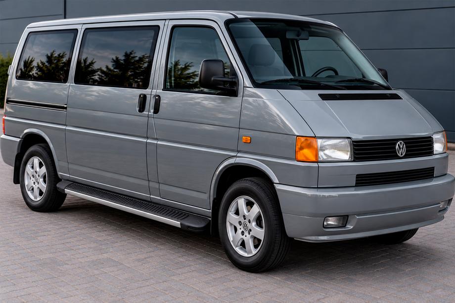 Volkswagen T4 Transporter 1990-2003 Marchepieds Latéraux Maya (2 pcs, Aluminium) Empattement Court Image