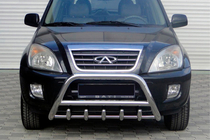Chery Tiggo 1 2005-2016 Pare-buffle WT003 (Inox) photo 1