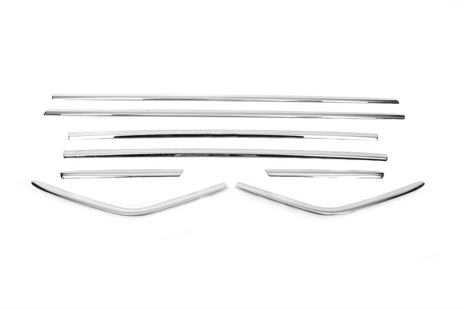 Ford C-Max/Grand C-Max 2010-2019 Encadrement de Vitres (8 pcs, Acier Inoxydable) Photo 3