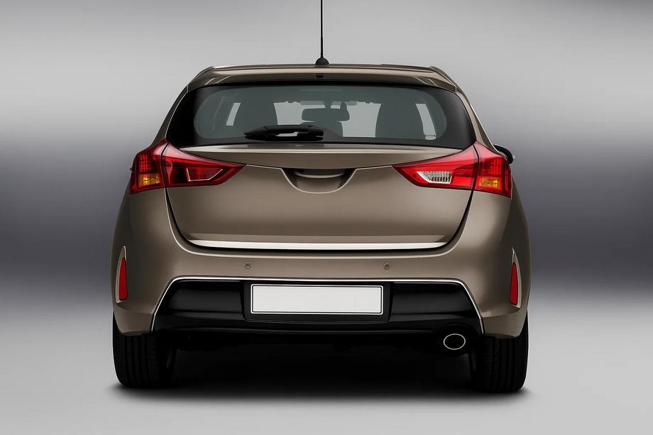 Toyota Auris 2012-2018 Baguette de coffre inox Image