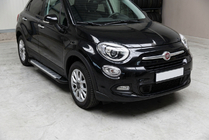Fiat 500X 2014-2024 Marchepieds Latéraux Line (2 pcs, Aluminium) photo 1