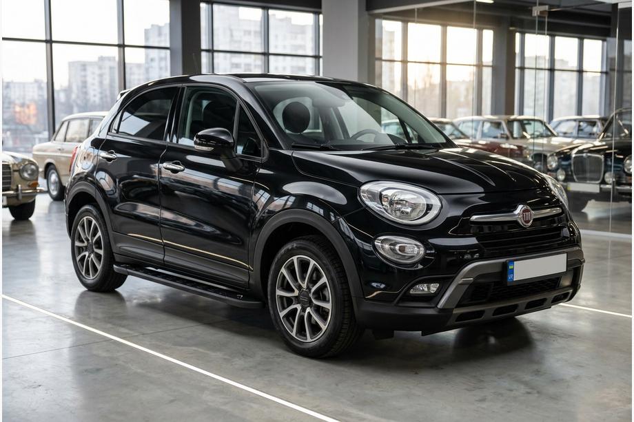 Fiat 500X 2014-2024 Marchepieds Latéraux RedLine Black (2 pcs, Aluminium) Image