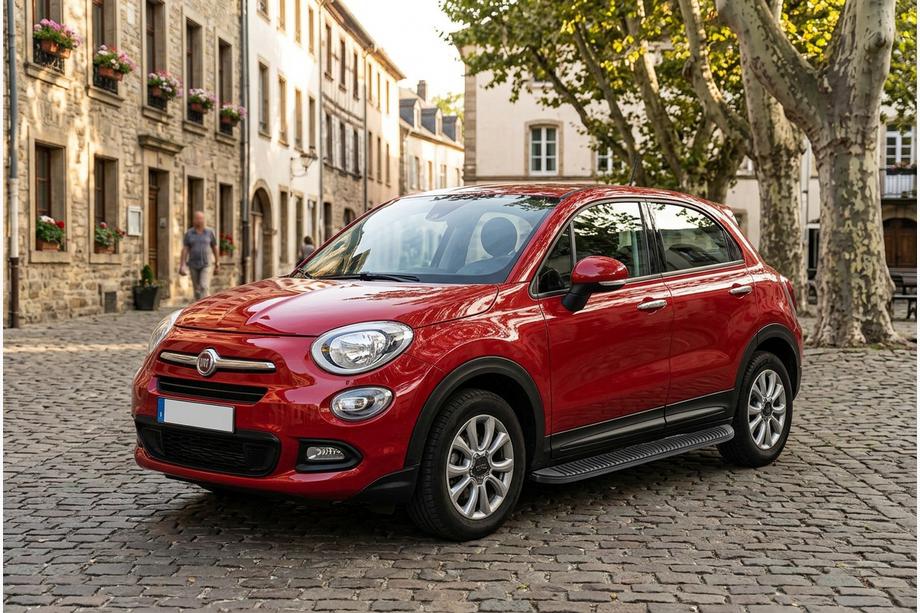 Fiat 500X 2014-2024 Marchepieds Latéraux Tayga Black (2 pcs, Aluminium) Image