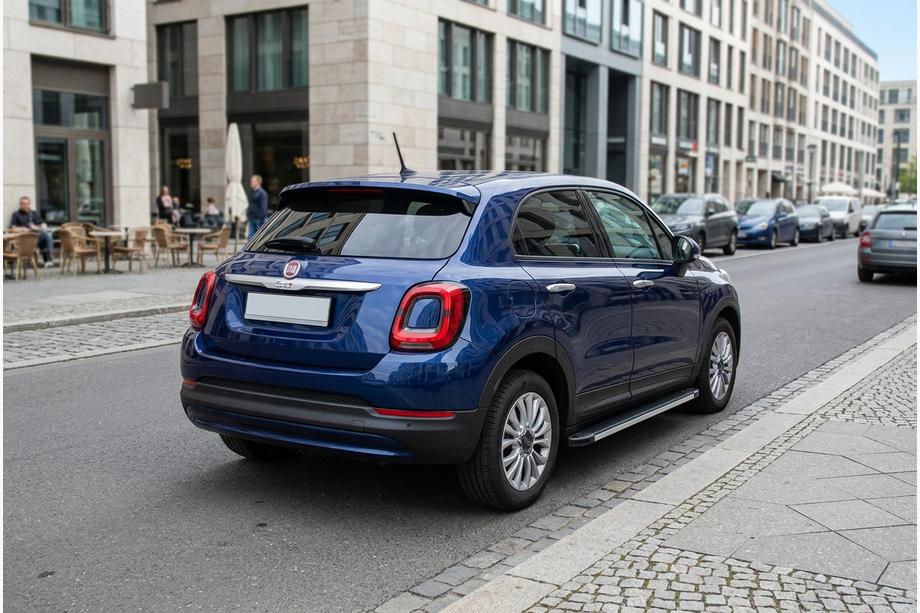 Fiat 500X 2014-2024 Marchepieds Latéraux Maya V1 (2 pcs, Aluminium) Image