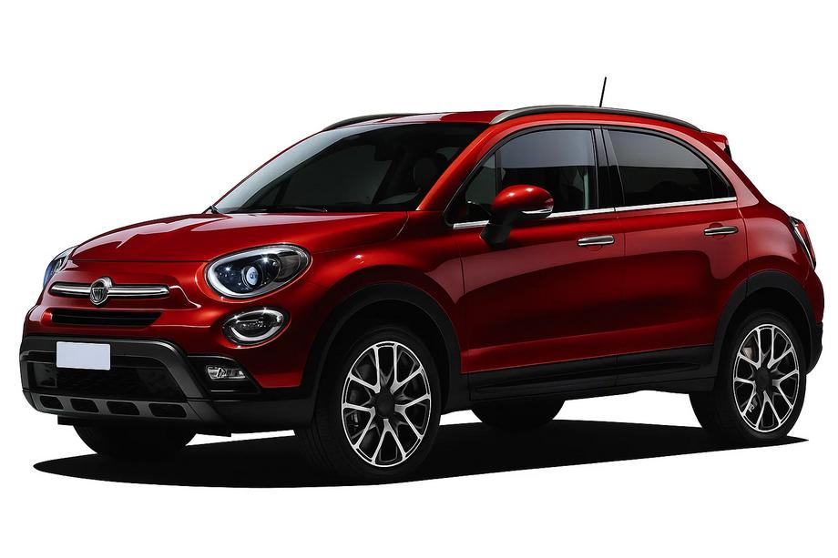 Fiat 500X 2014-2024 Moulures de vitre chromées (4 pcs) Image
